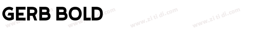Gerb Bold字体转换